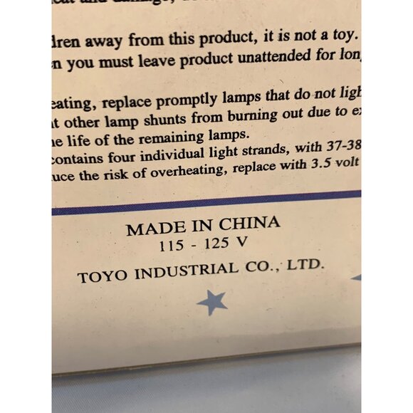 Vtg Trim A Home 150 Magic Lights Show Super Bright 8 Electronic Functions - Picture 14 of 16